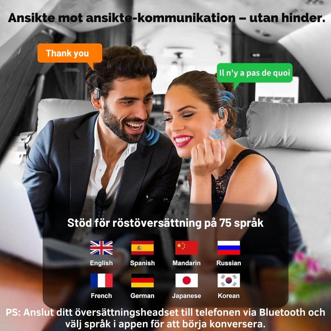 LingoBuds™ – Korvatulpat suoraa käännöstä ilman näyttöä tai vaivaa
