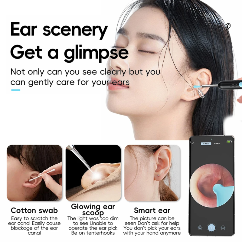 EarClean - HD Korvakamera Setti