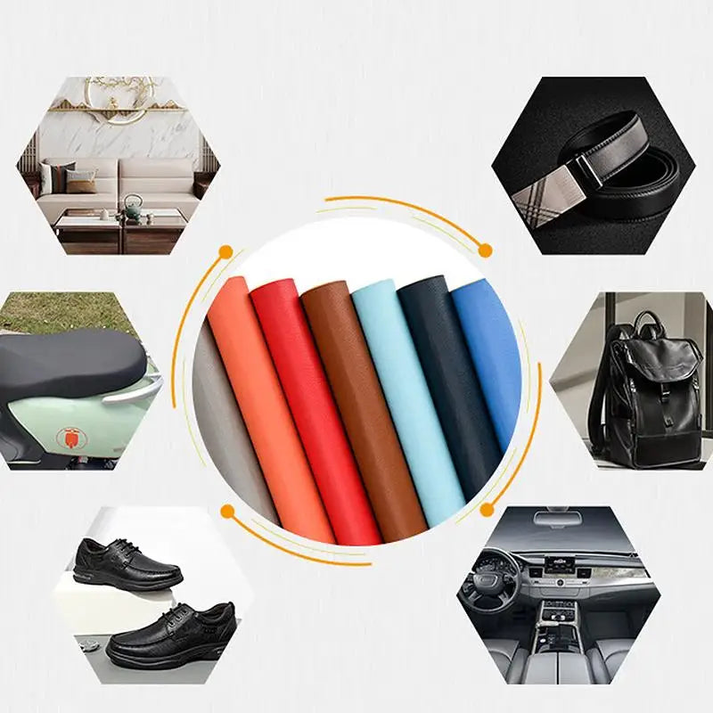 FixLeather™ Itsekiinnittyvä Nahkapaikka – Pelasta huonekalusi sekunneissa
